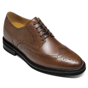 7 CM / 2.76 Inches CMR CHAMARIPA Cowhide Leather Elevator Dress Shoes for Men