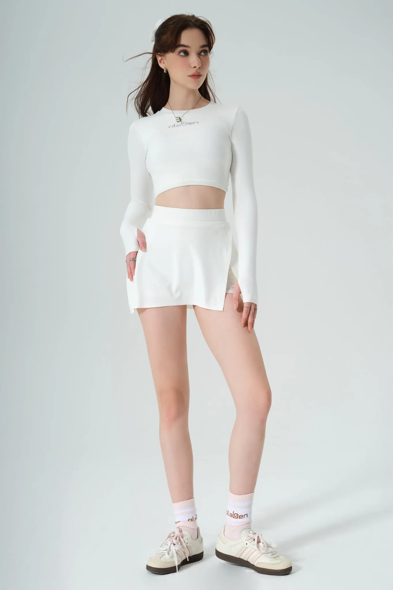 Active Mini Skirt - White