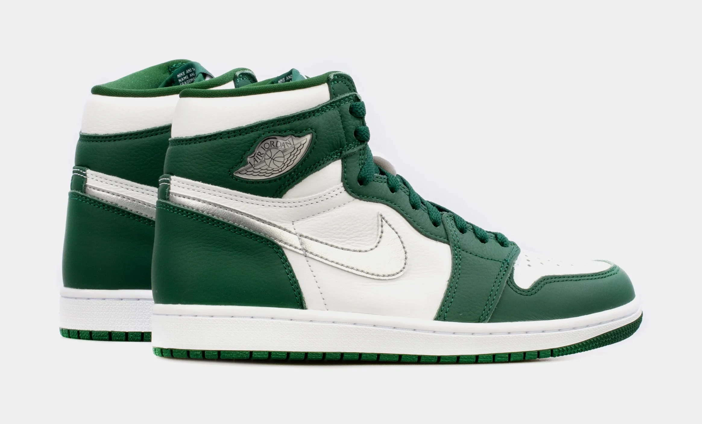 Air Jordan 1 High OG Gorge Green Mens Lifestyle Shoes (Green/White) Free Shipping