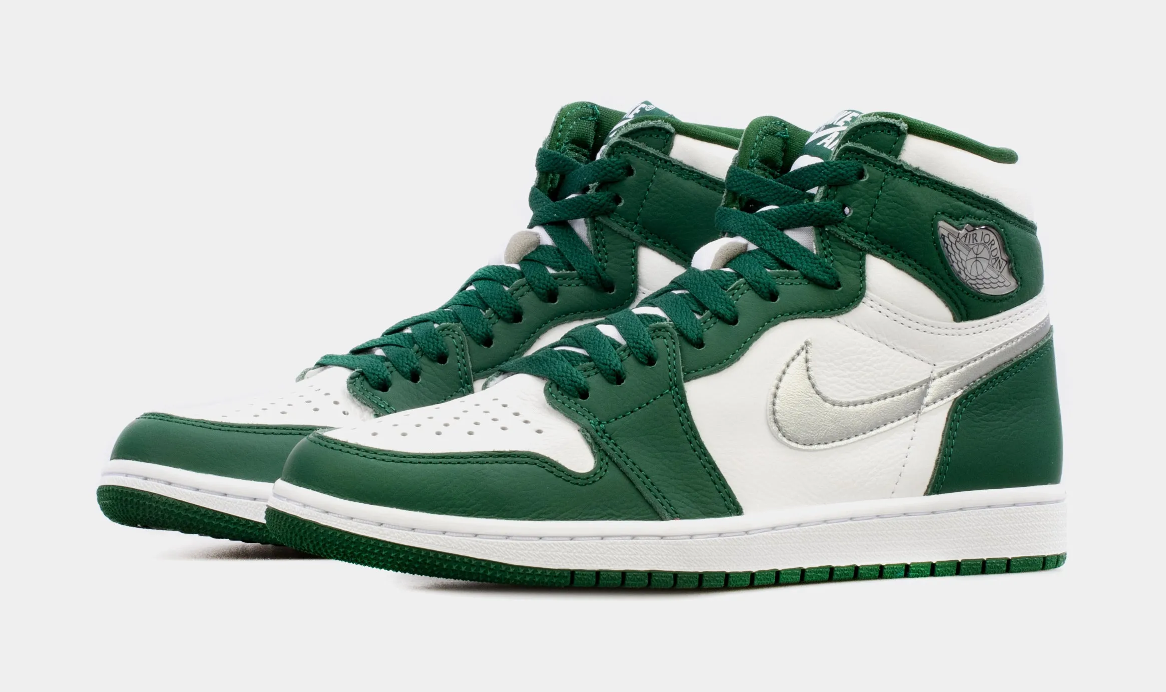 Air Jordan 1 High OG Gorge Green Mens Lifestyle Shoes (Green/White) Free Shipping