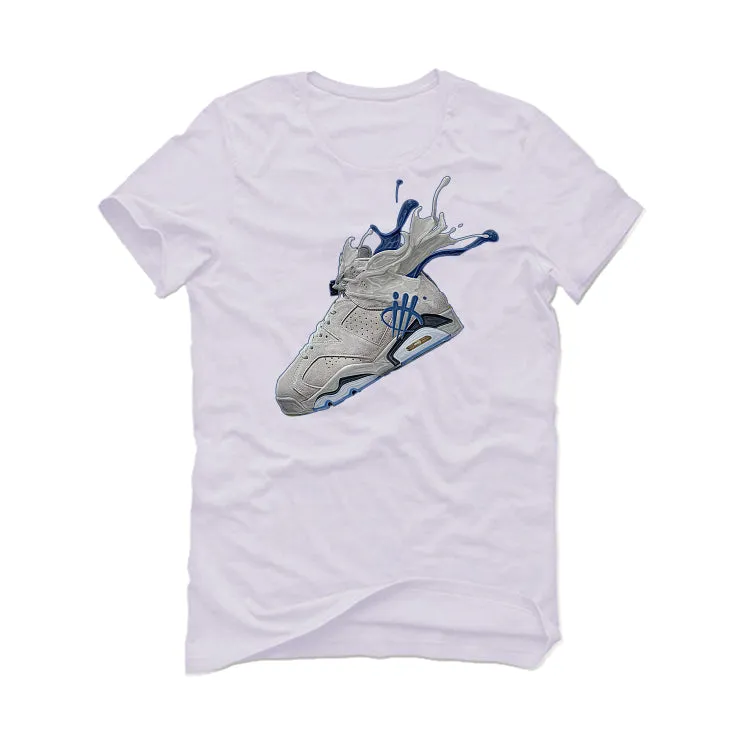 Air Jordan 6 Georgetown - White T-Shirt (SPLASH)