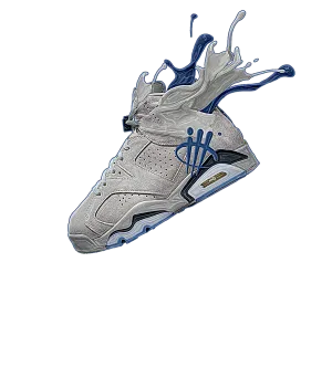 Air Jordan 6 Georgetown - White T-Shirt (SPLASH)