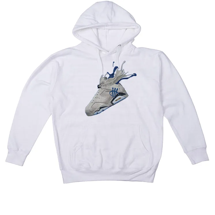 Air Jordan 6 Georgetown - White T-Shirt (SPLASH)