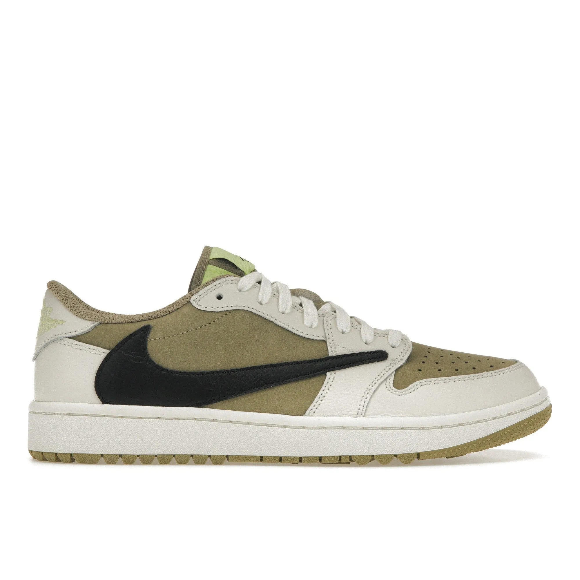 Air Jordan Retro 1 Low Golf Travis Scott Neutral Olive