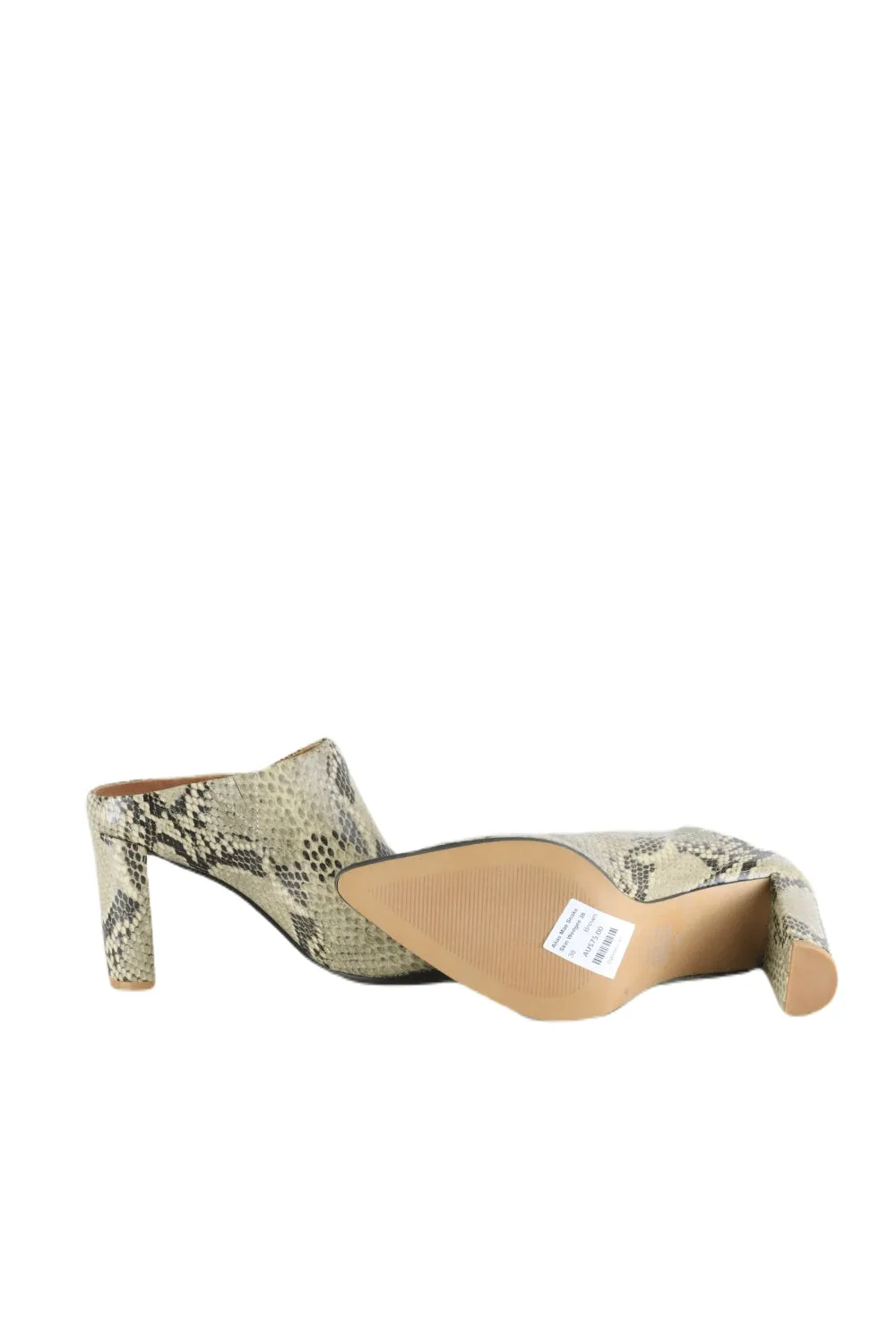 Alias Mae Snake Skin Mules 38