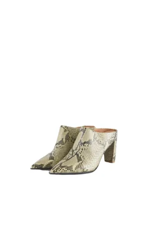 Alias Mae Snake Skin Mules 38