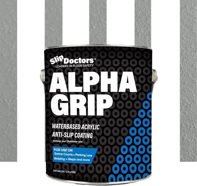 Alpha Grip Non-Slip Stripe and Athletic Court Paint