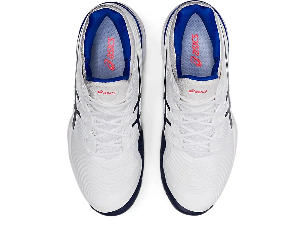 Asics Women's Court FF 2 (White/Lapis Lazuli)