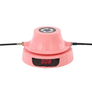 AWU-028 Smart Digital Display Electronic Counting Colorful Light Effect Remote Rope Skipper(Girly Pink)