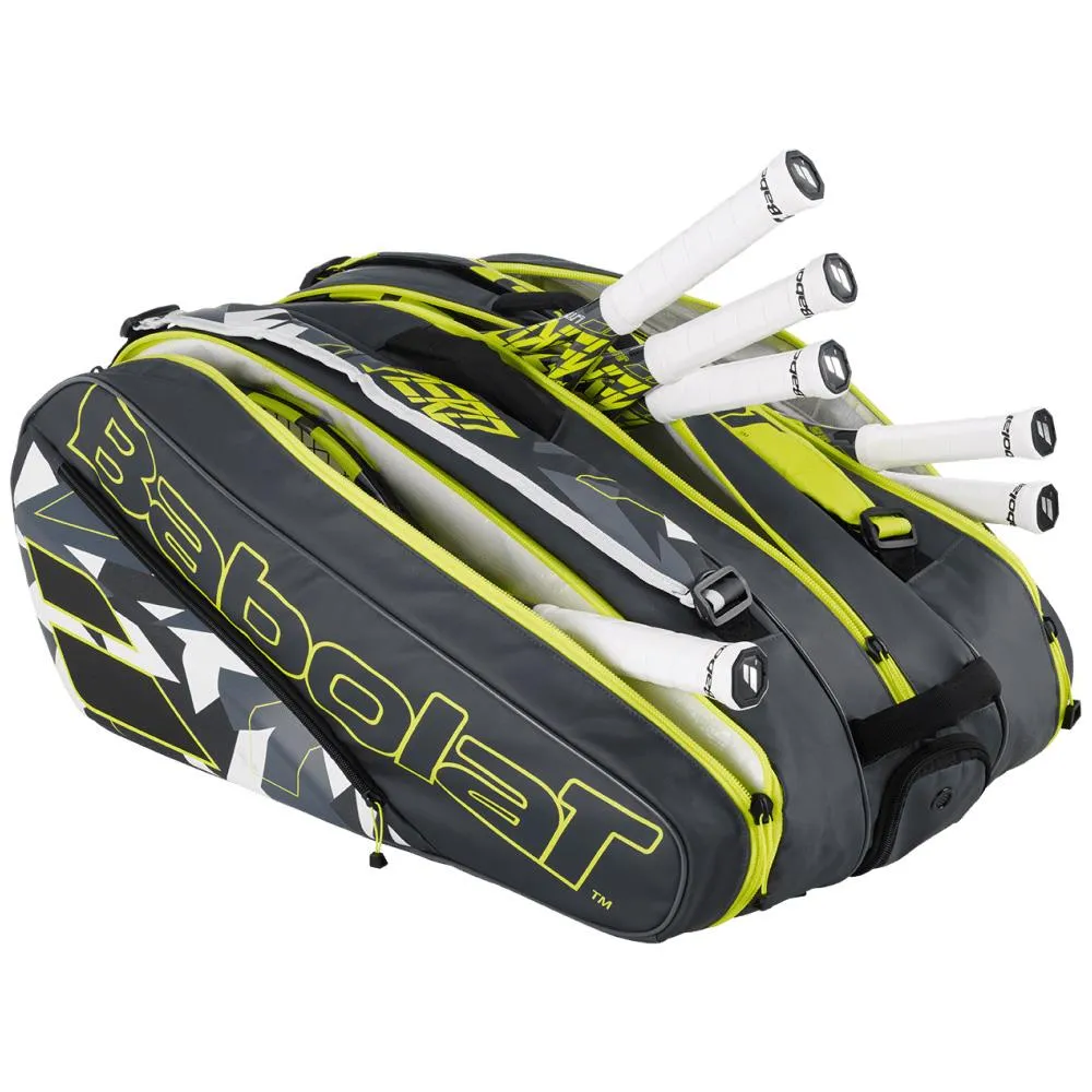 Babolat Pure Aero 12 Pack - Grey/Yellow