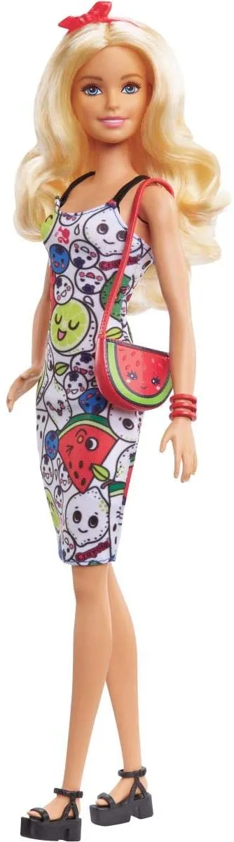 Barbie Crayola Color-in Fashions Doll and Fashions Set, Creative Art Fashion Toy with Doll, Washable Fashions, Scented Markers and Scented Purse