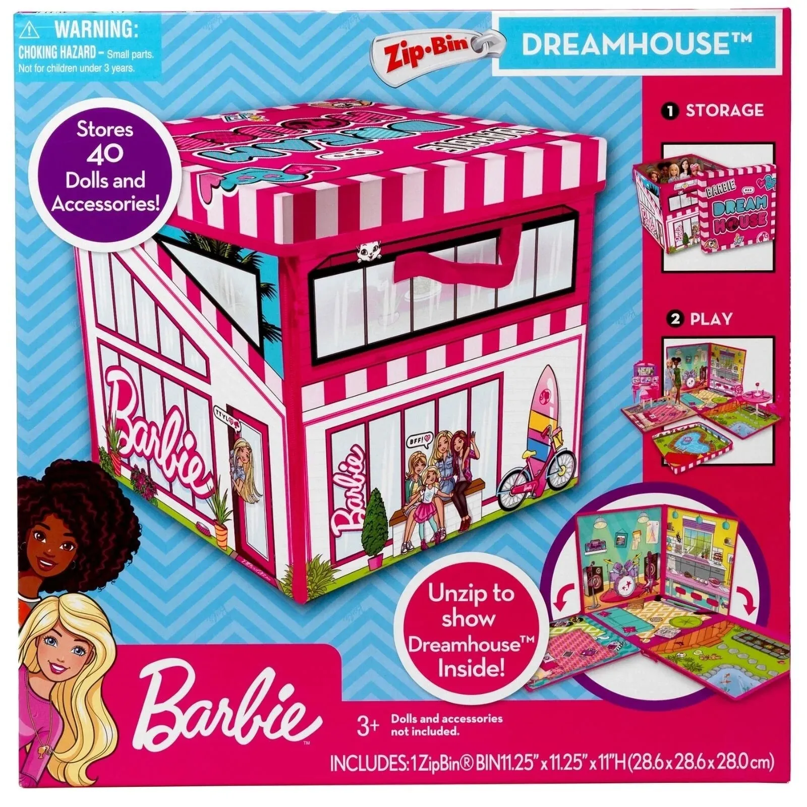 Barbie Dream House ZipBin & Playmat