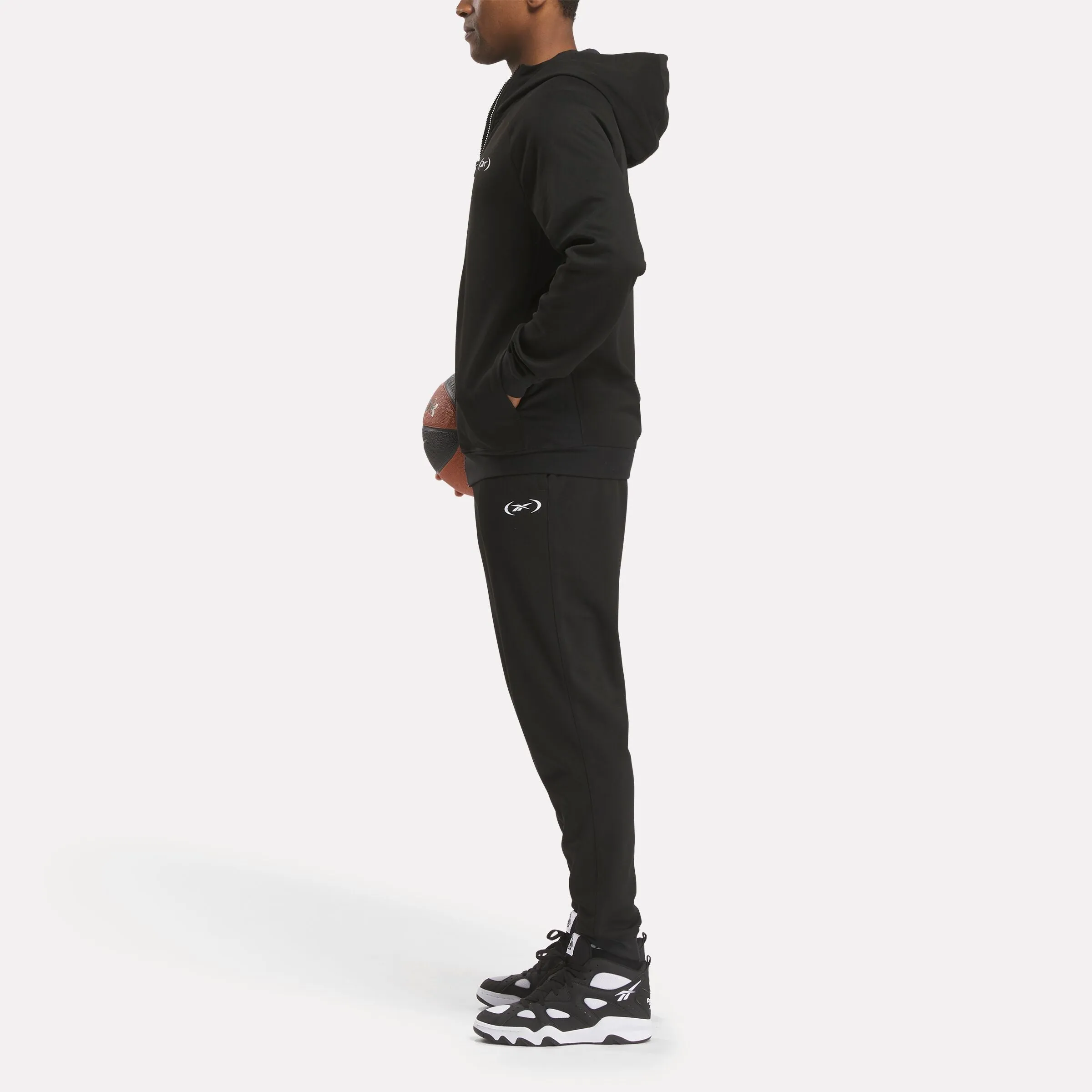 Basketball Full-Zip Hoodie Black