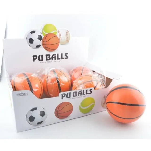 Basketball Theme Soft Chuchu Ball | 1 Pcs