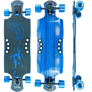 Beercan Blue 35" Oat Soda Drop Through Longboard