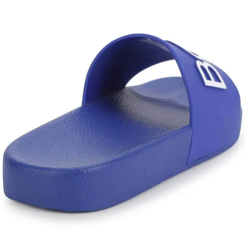 Boys Blue Logo Slides