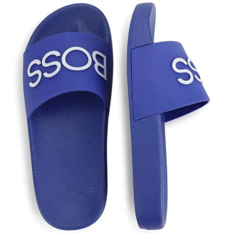 Boys Blue Logo Slides