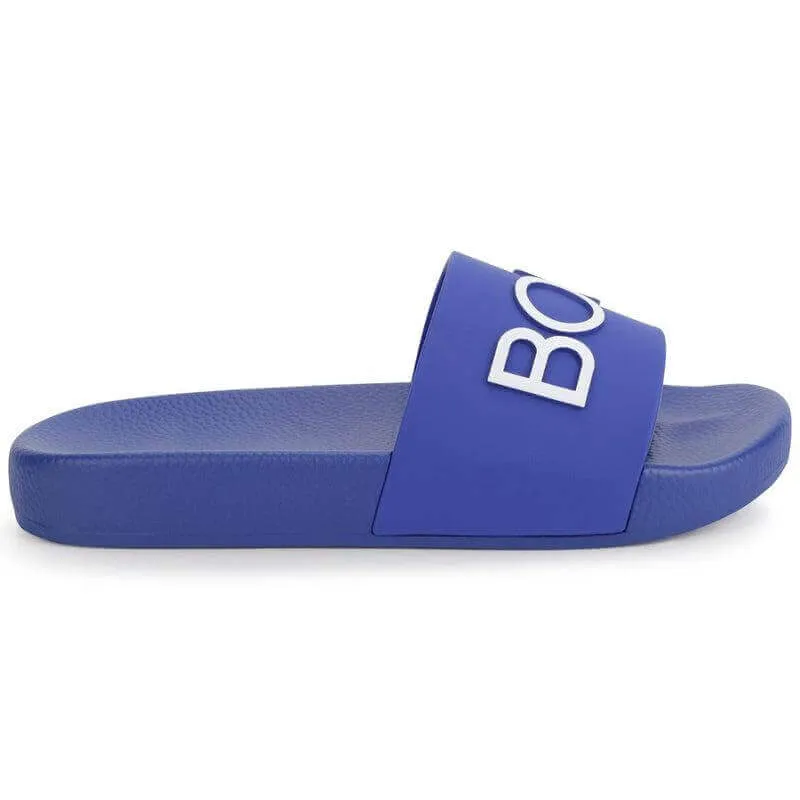 Boys Blue Logo Slides