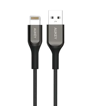 CB-AKL1 Impulse Titan AL 1.2 Meter Kevlar Core USB-A to Lightning Cable for iPhone 11 Pro and 11 Black