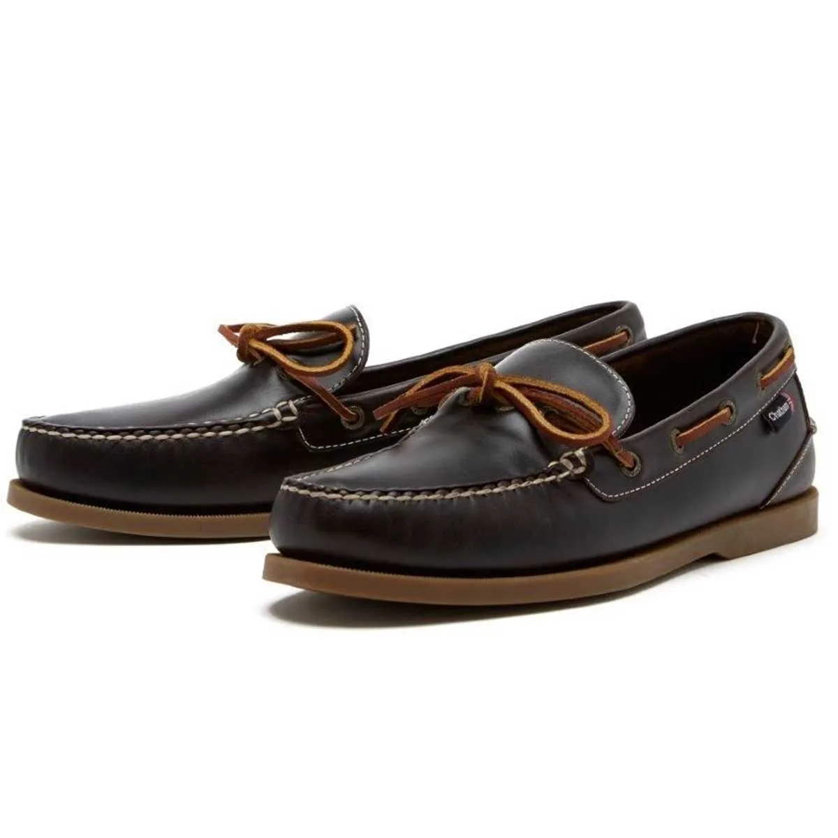 CHATHAM Mens Saunton G2 Slip-On Deck Shoes - Dark Seahorse