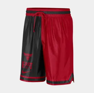 Chicago Bulls Courtside Dri-Fit NBA Graphic Mens Shorts (Black/Red)