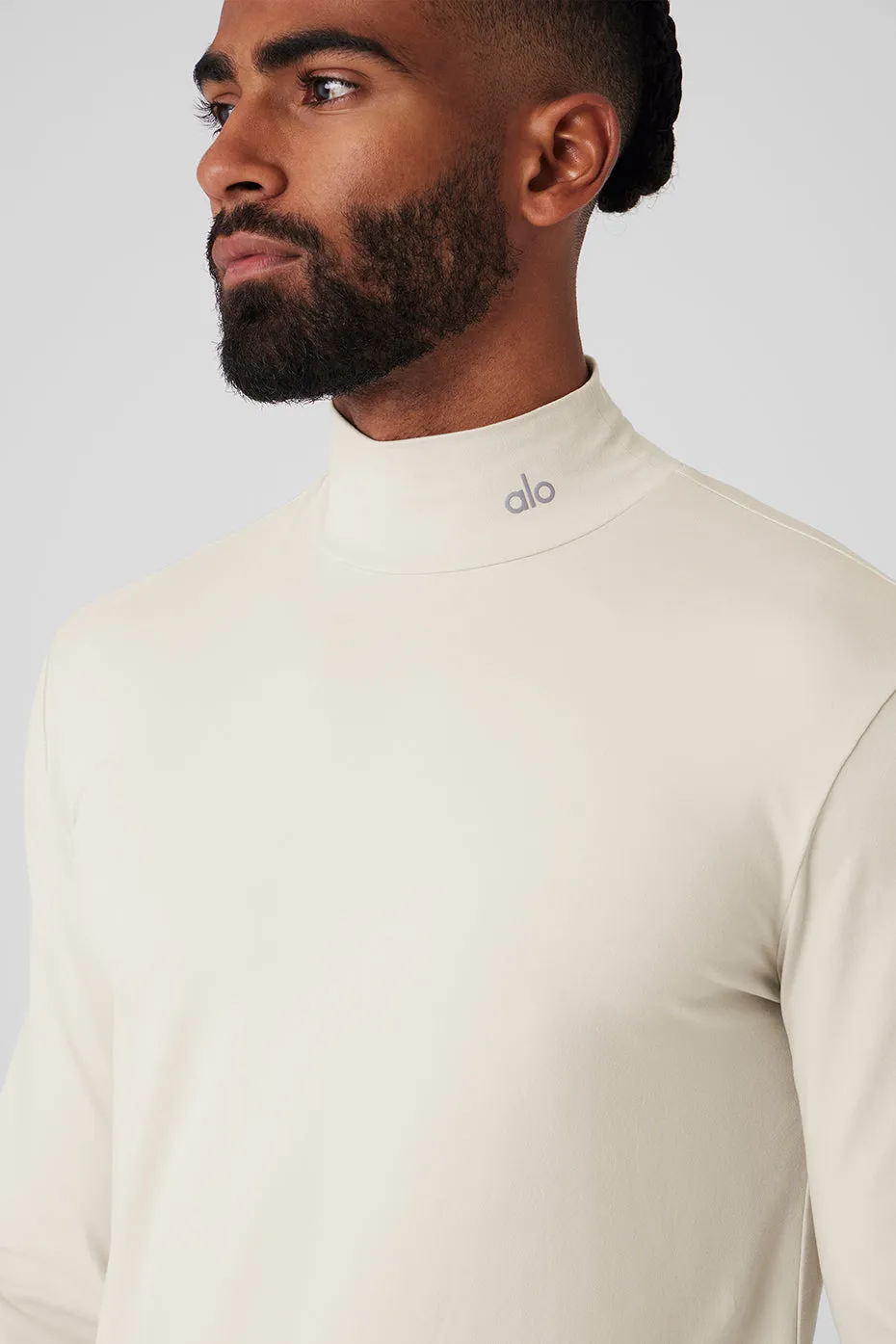 Conquer Reform Mock Neck Long Sleeve - Bone