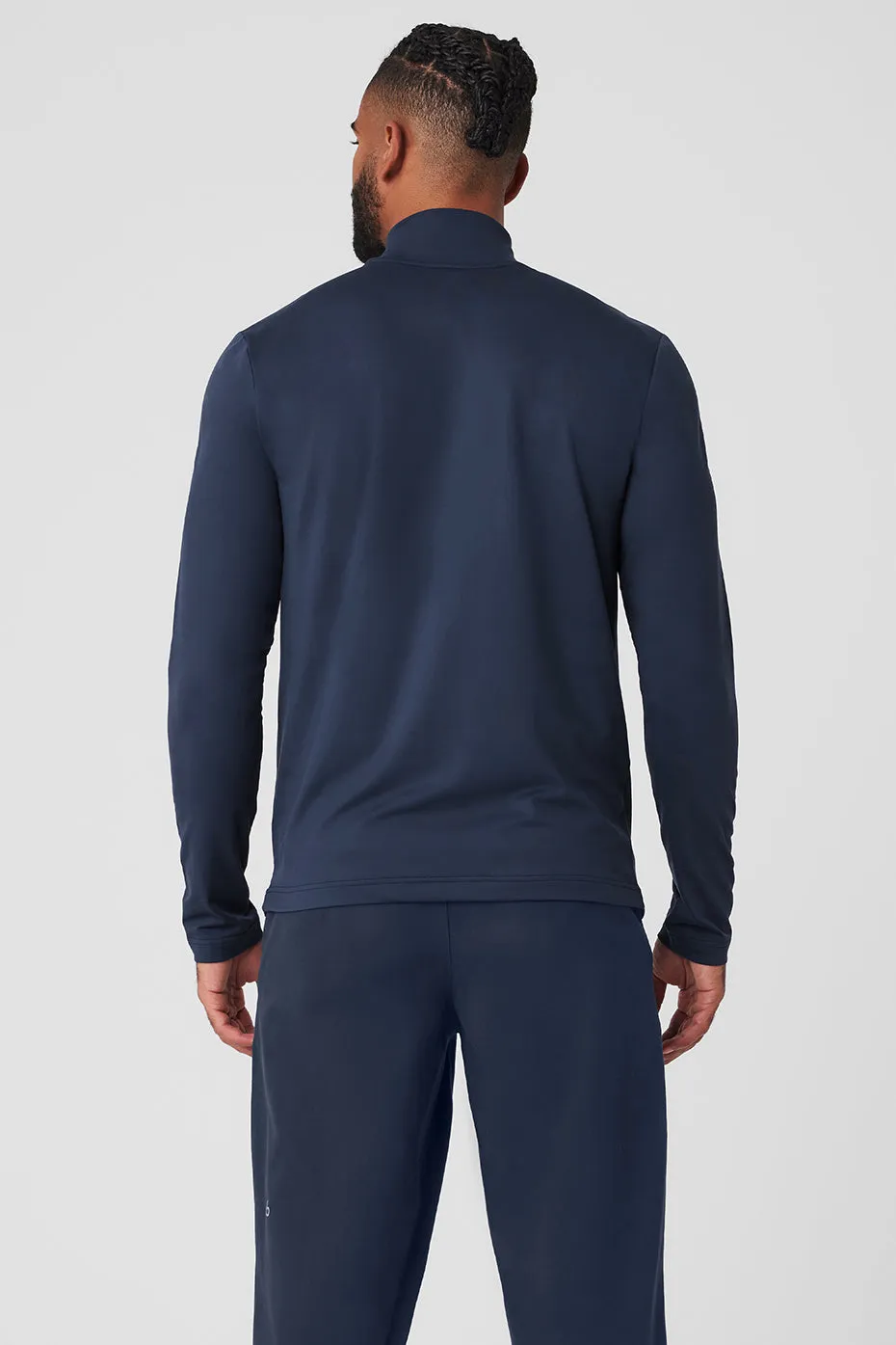 Conquer Reform Mock Neck Long Sleeve - Navy