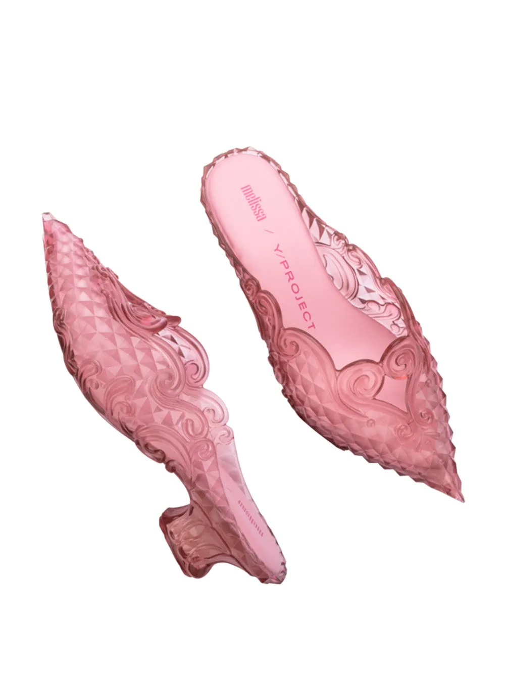 Court Shoe - Transparent Pink