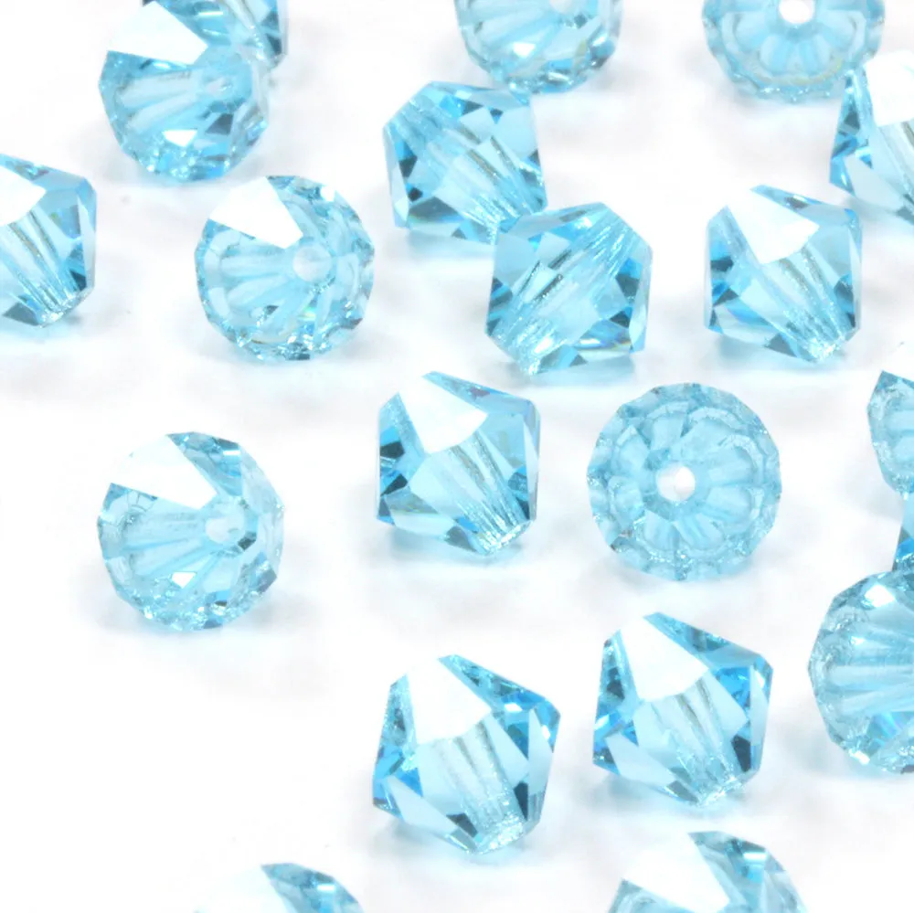 Crystal 4mm Bicone Blue Bundle - Pack of 6