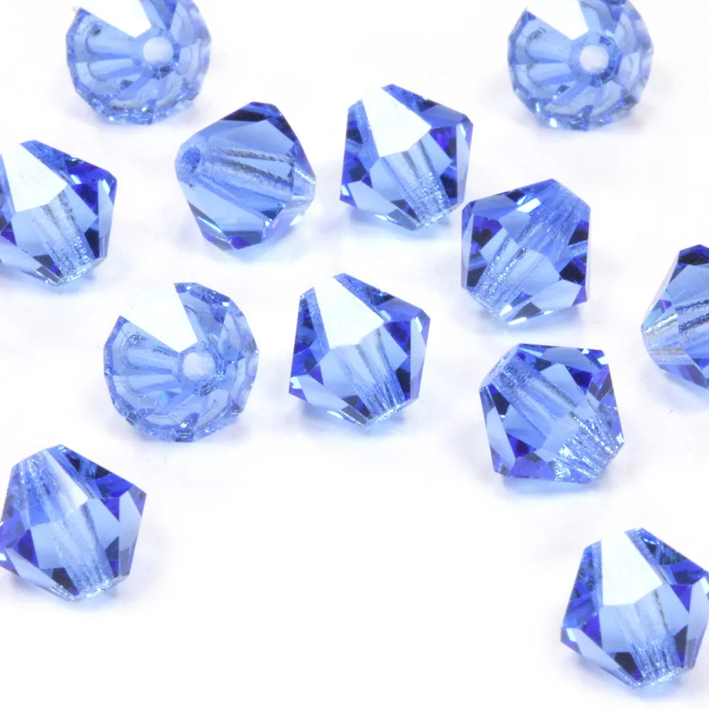 Crystal 4mm Bicone Blue Bundle - Pack of 6