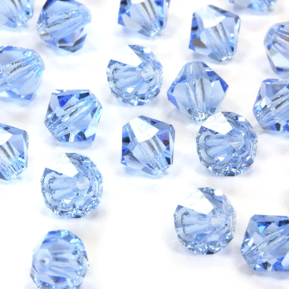 Crystal 4mm Bicone Blue Bundle - Pack of 6