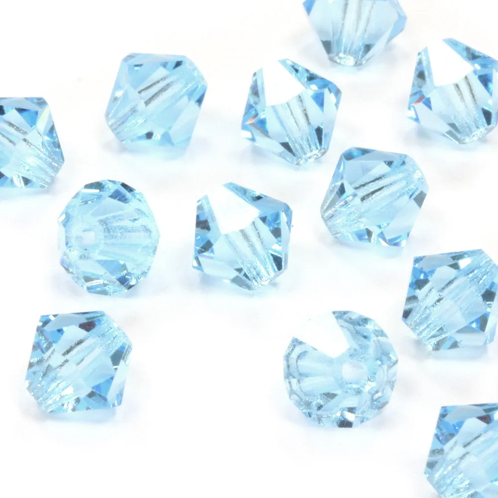 Crystal 4mm Bicone Blue Bundle - Pack of 6