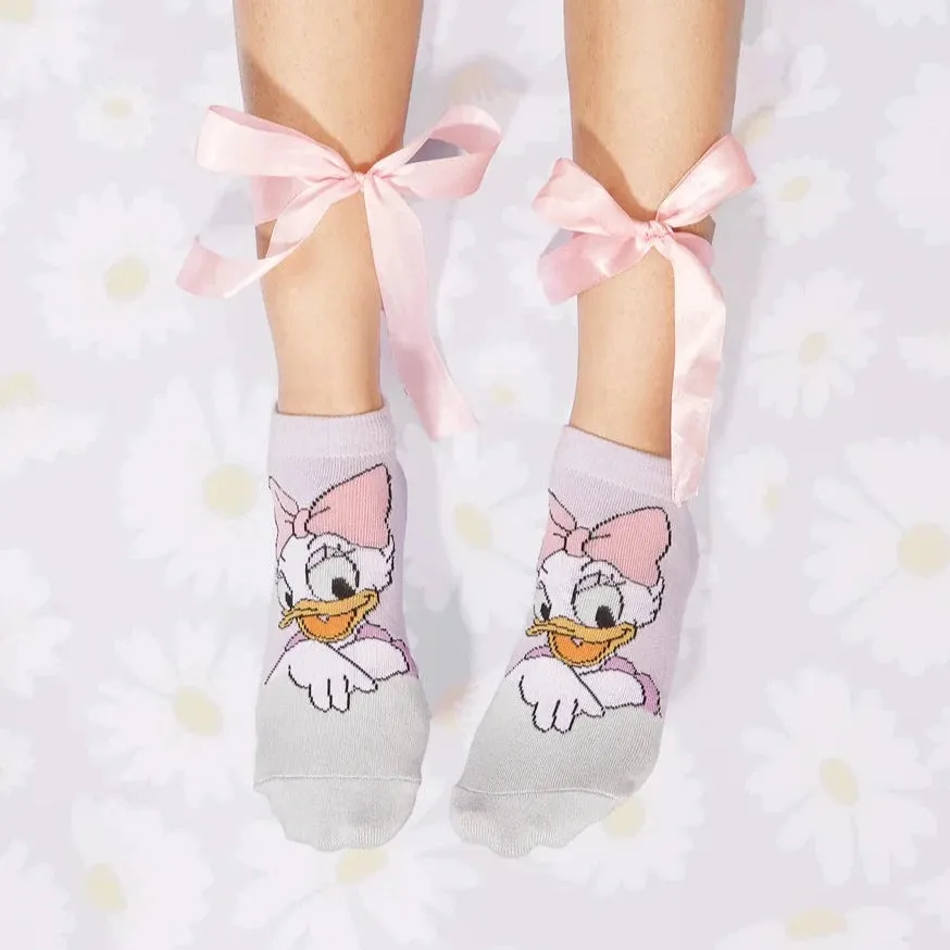 Disney Character Lowcut Socks For Women- Donald & Daisy