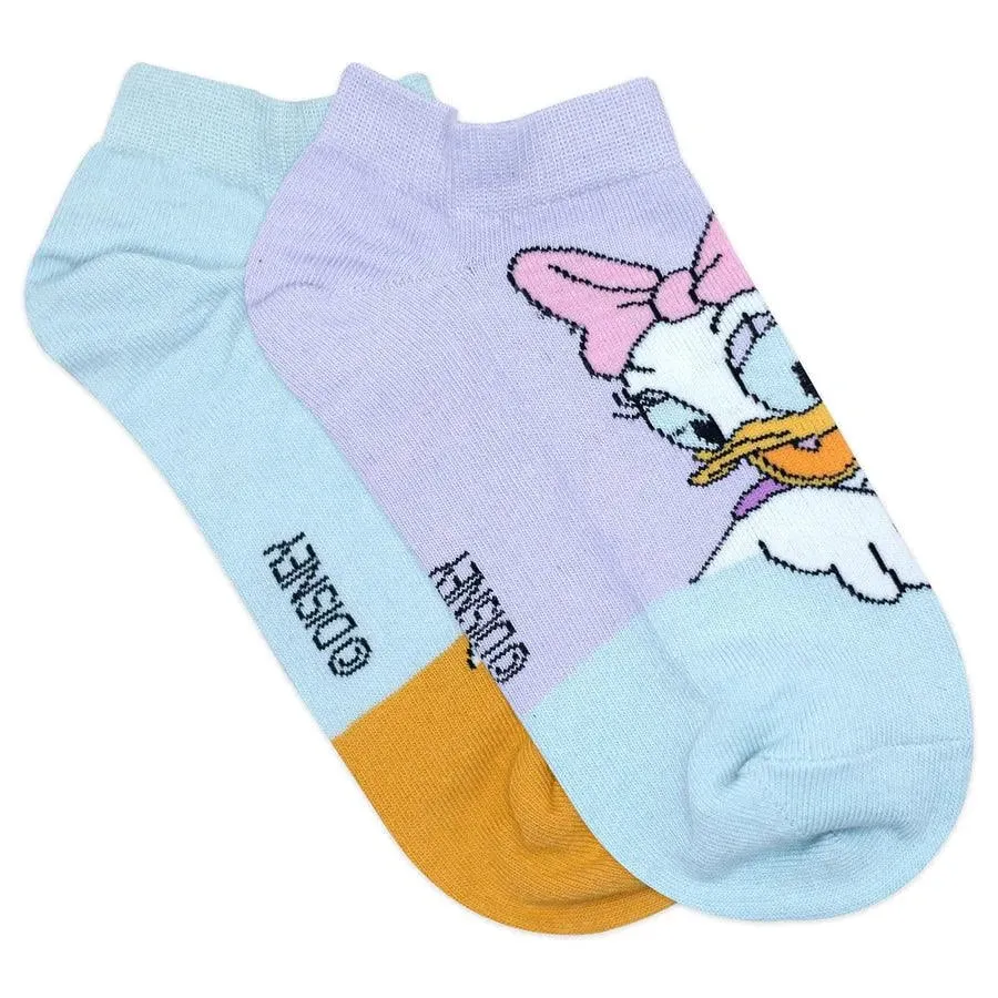 Disney Character Lowcut Socks For Women- Donald & Daisy