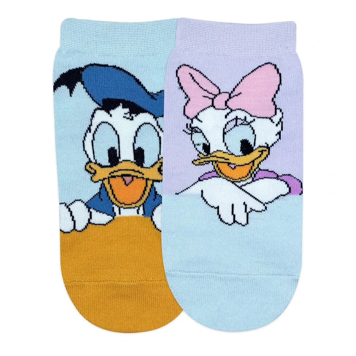 Disney Character Lowcut Socks For Women- Donald & Daisy