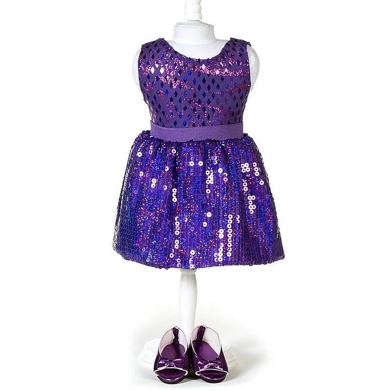 Doll Sequin Skirt Set