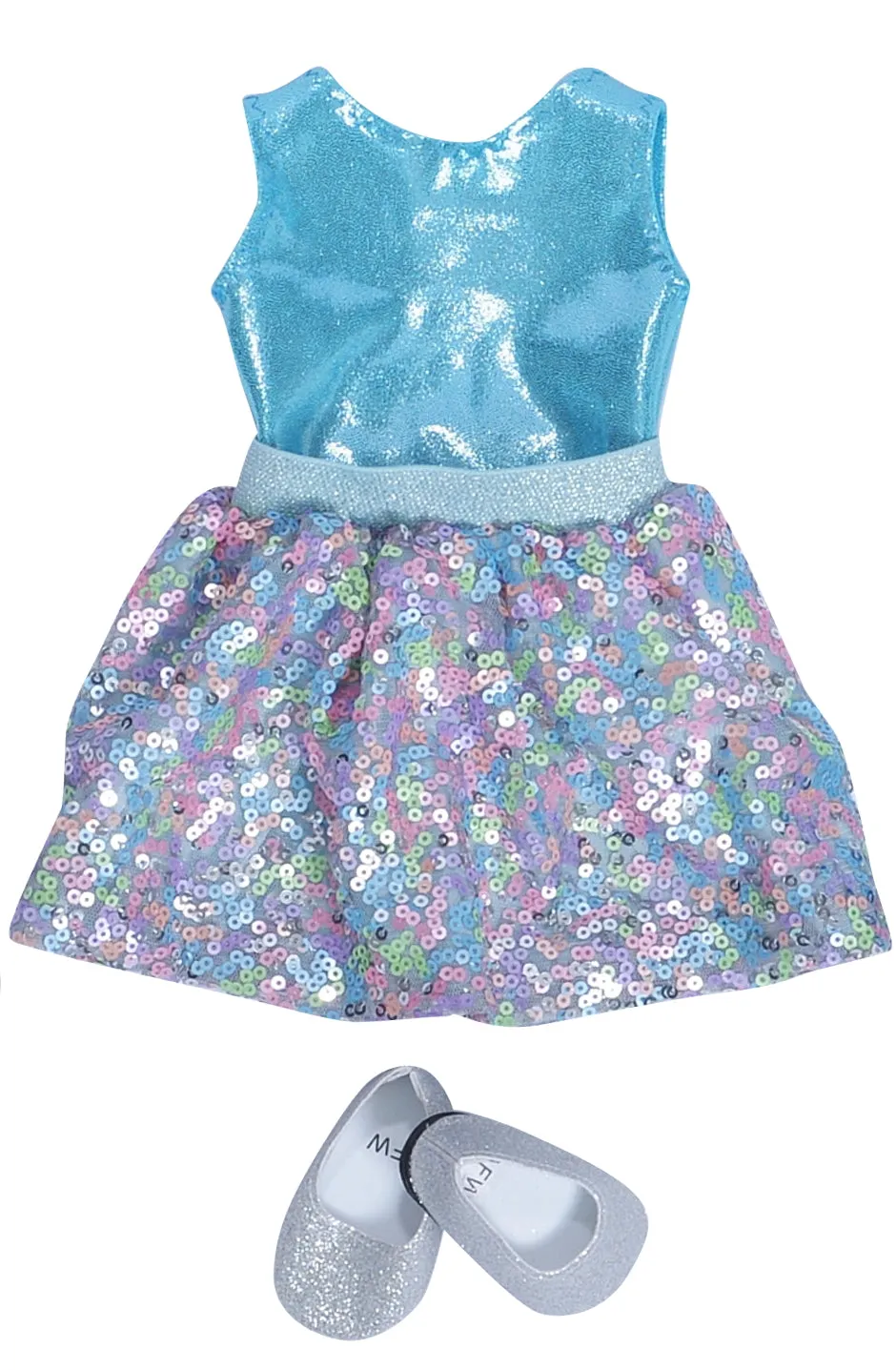 Doll Sequin Skirt Set