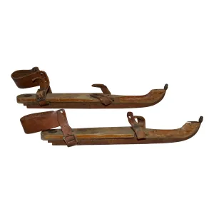 Dutch Wooden Ice Skates