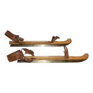 Dutch Wooden Ice Skates