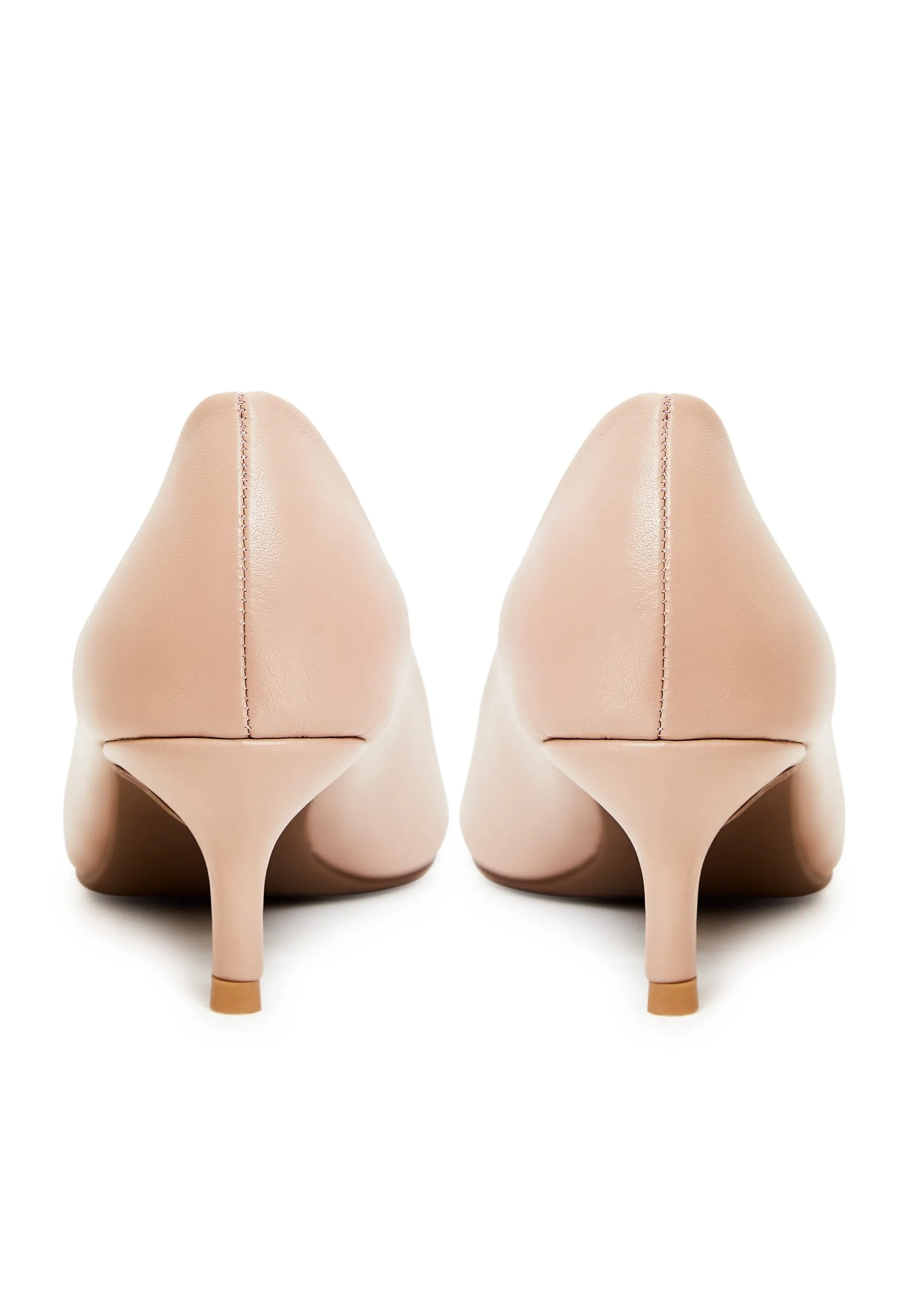 Elegant Luxe Pumps - Beige