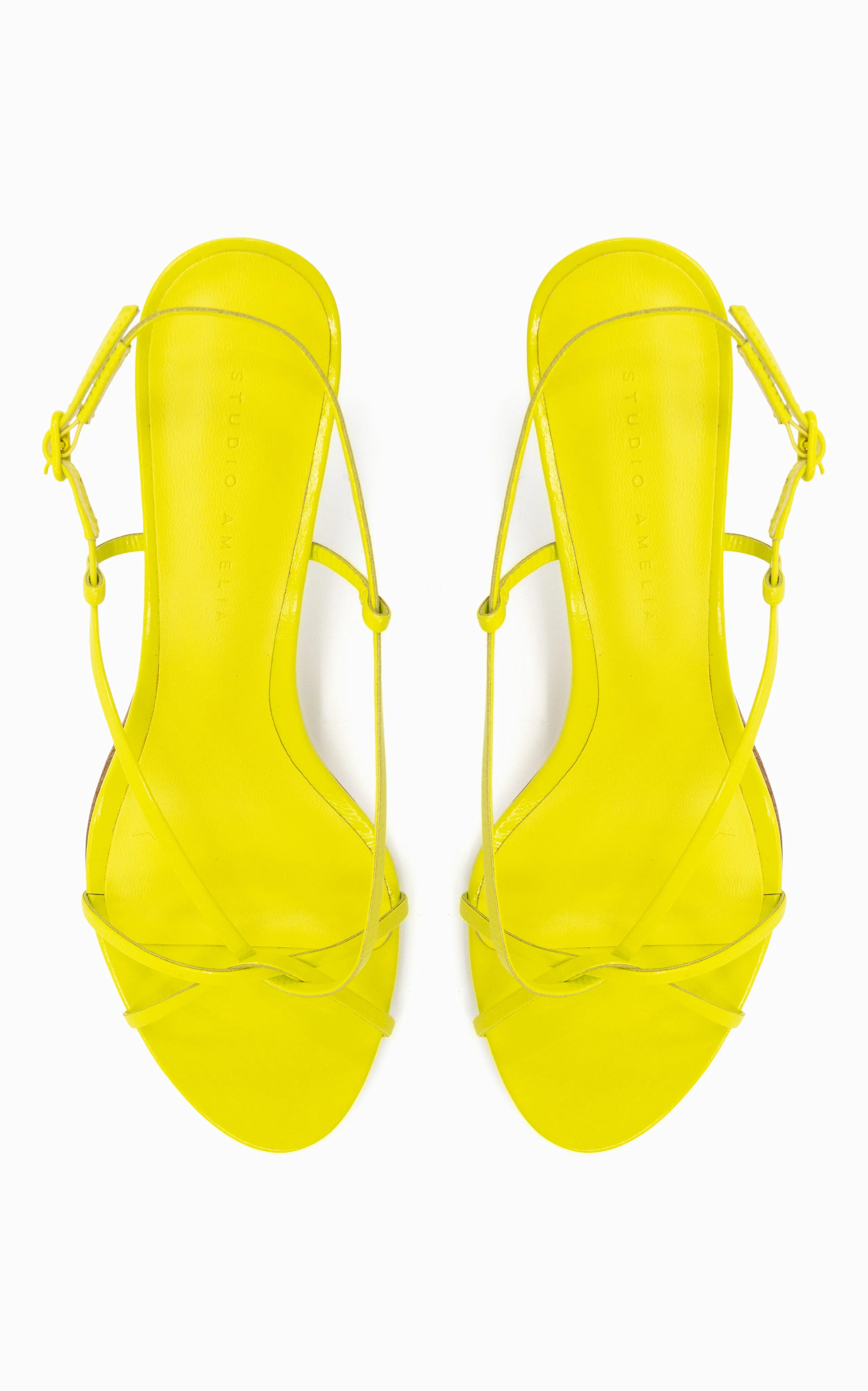 Entwined 70 Heel | Acid Yellow