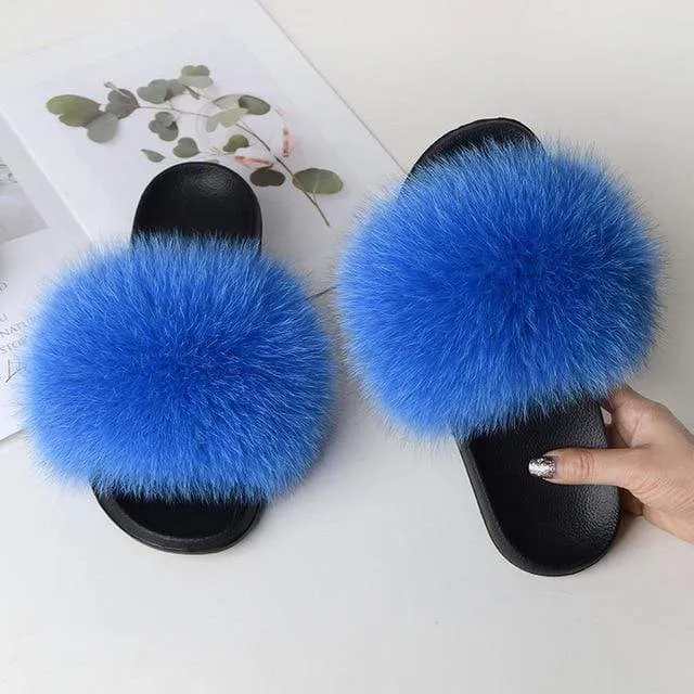 FabFlurry - Ladies Luxury Fluffy Slides