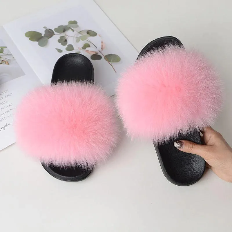 FabFlurry - Ladies Luxury Fluffy Slides