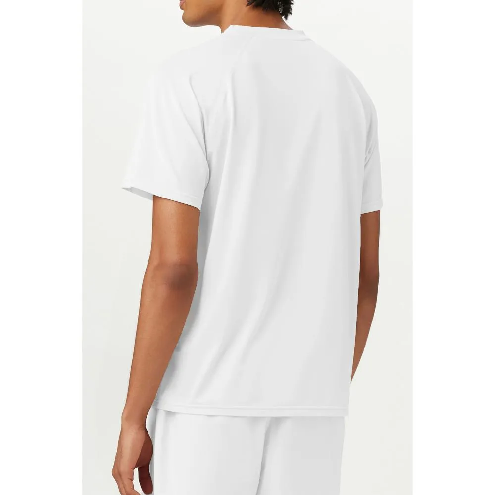 Fila Men's Essentials Short Sleeve Tennis Crew - White