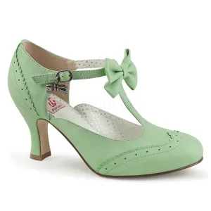 Flapper Mint Kitten Heels