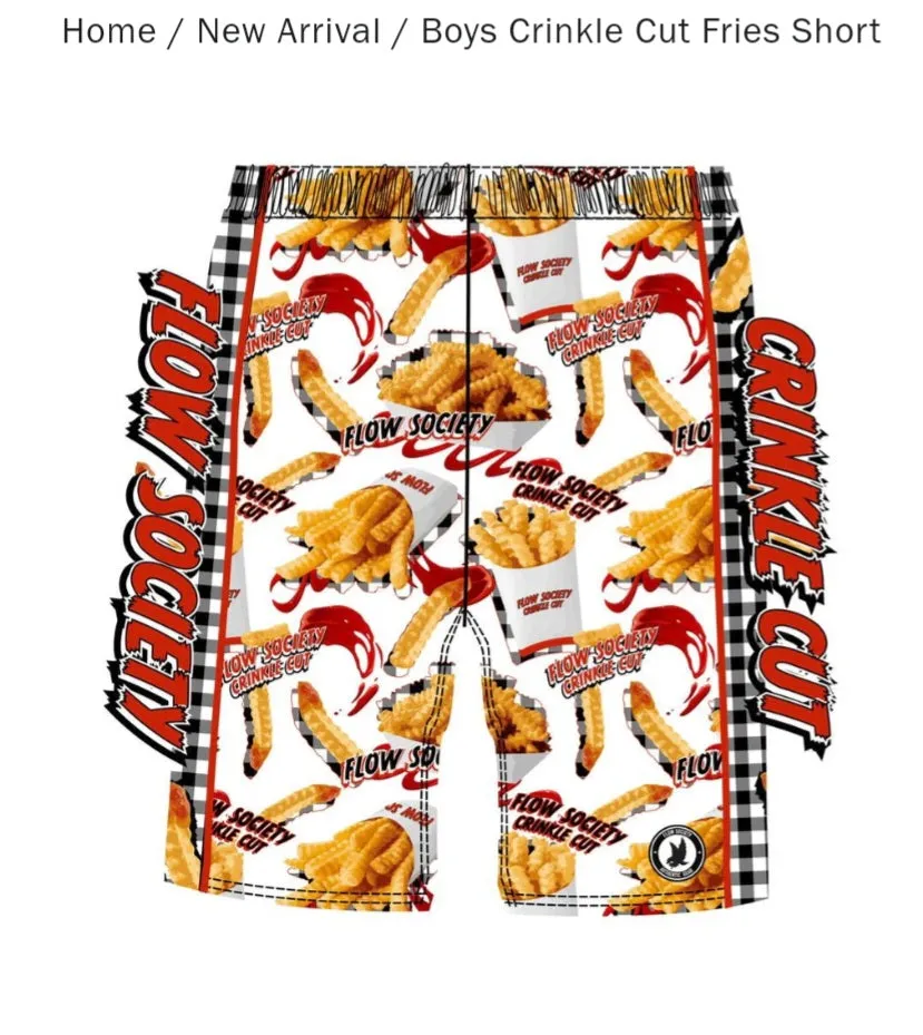 Flow Society - Boys - Crinkle Cut Fries Shorts