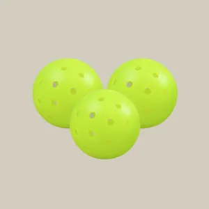 Green Outdoor Pickleballs - Set of 3