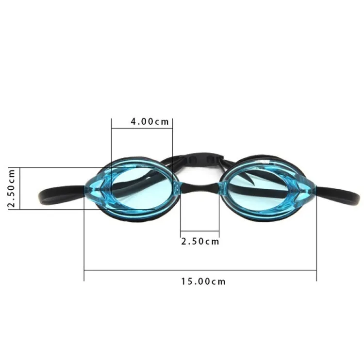 HAIZID Anti-fog Professional Competition Training Swimming Goggles(Black)