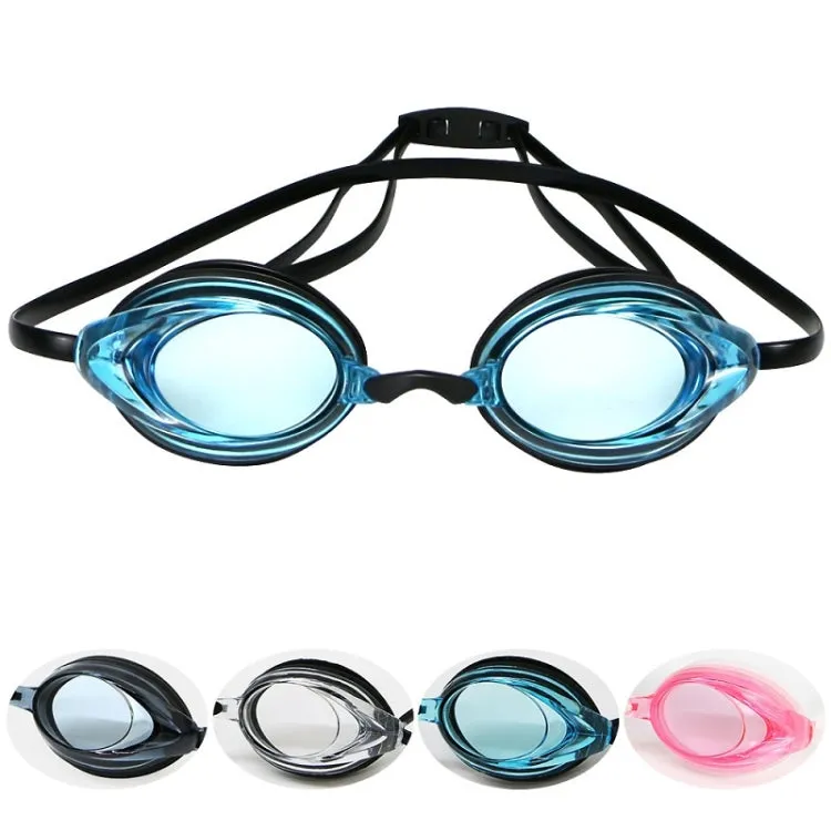 HAIZID Anti-fog Professional Competition Training Swimming Goggles(Black)