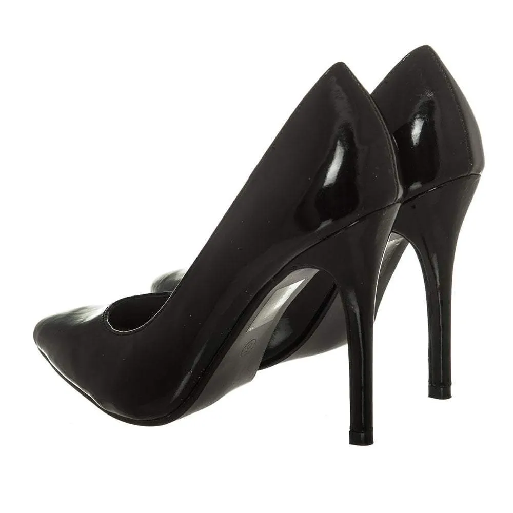 High Stiletto Heel Pointed Toe Court Shoe